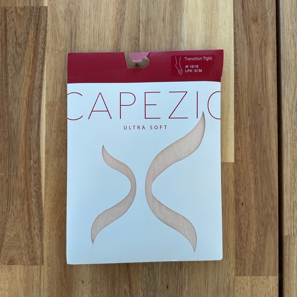 Capezio Ultra Soft Transition Tights (1816) LPK S/M (New)